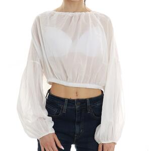 CAMICIA CROP HAVEONE LATTE